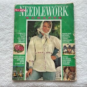 McCall’s Vintage Needlework and Crafts Magazine 1975 in GUC